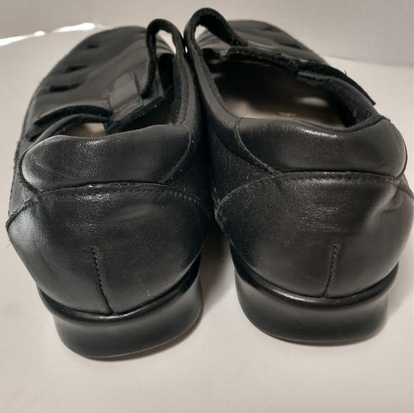 SAS Leather Roamer Slip On Loafer, Black Size 9WW, Comfort, Support, Adjustable - Picture 3 of 12
